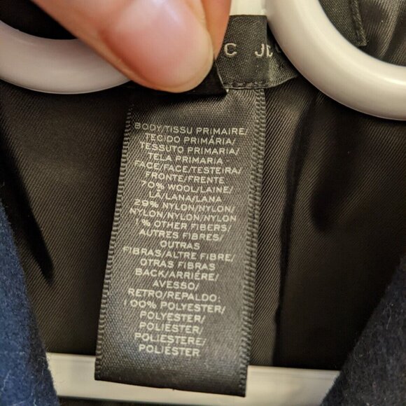 Marc by Marc Jacobs women's navy blue wool blazer in size 4 - Picture 5 of 11